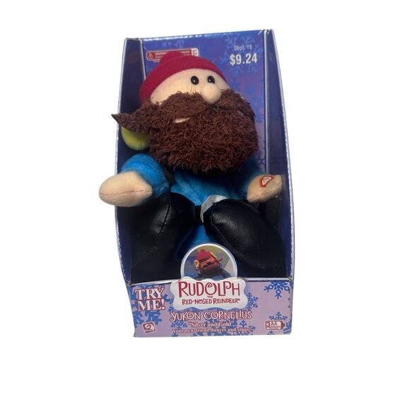 Rudolph Yukon Cornelius Plush Sings Silver And Gold Gemmy New Fast Shipping Read - Picture 1 of 7